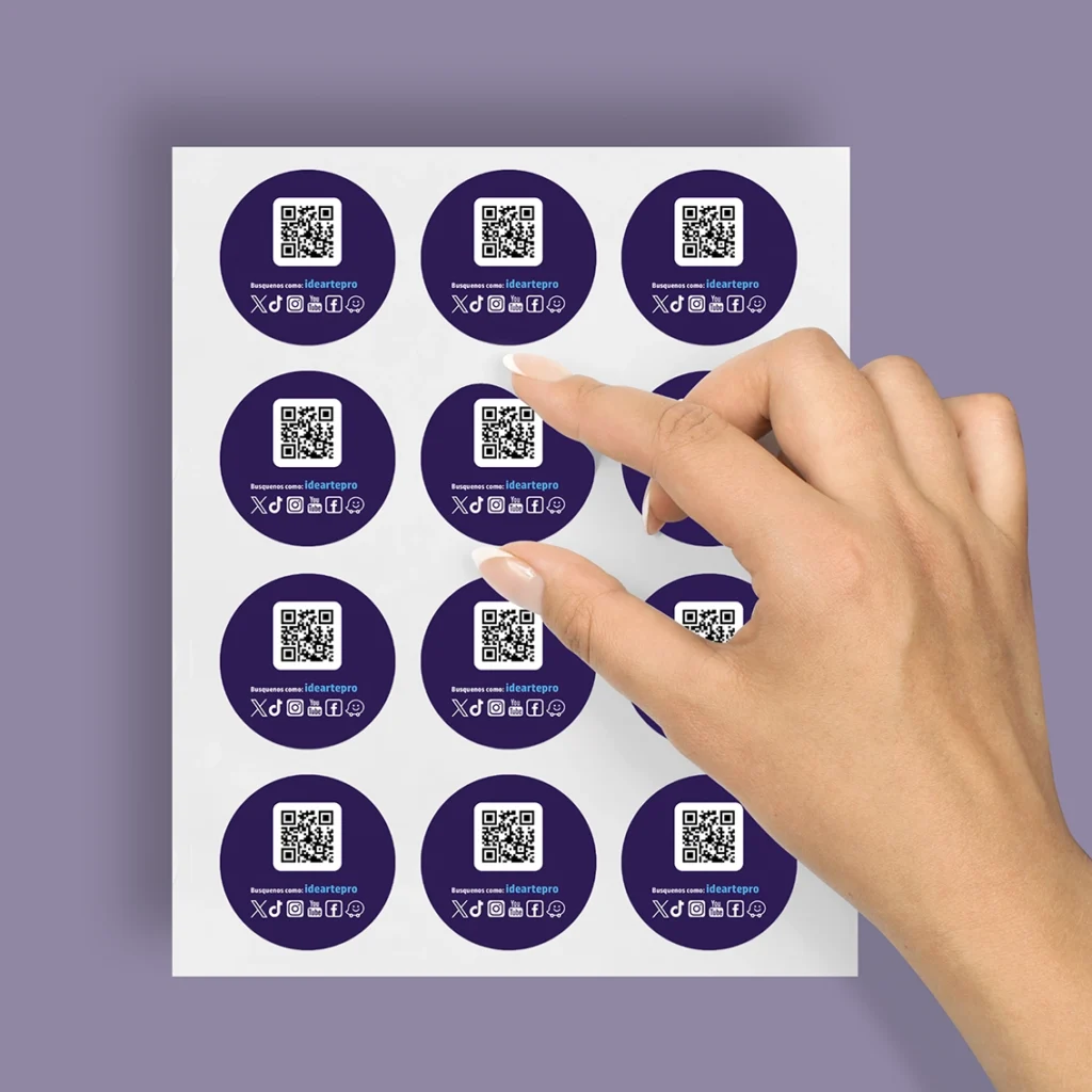 Sticker personalizados para productos