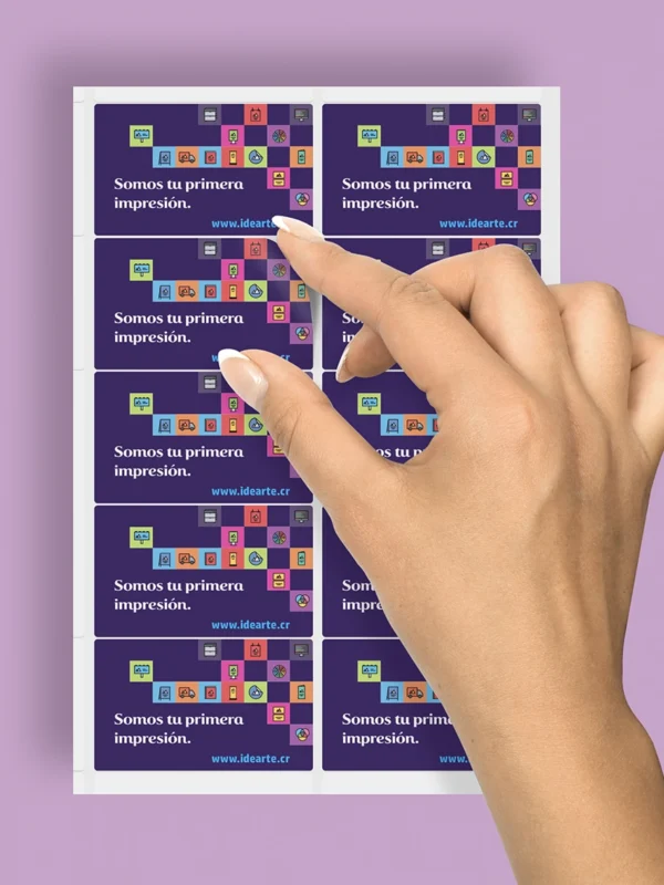 Sticker Vinil Rectangular